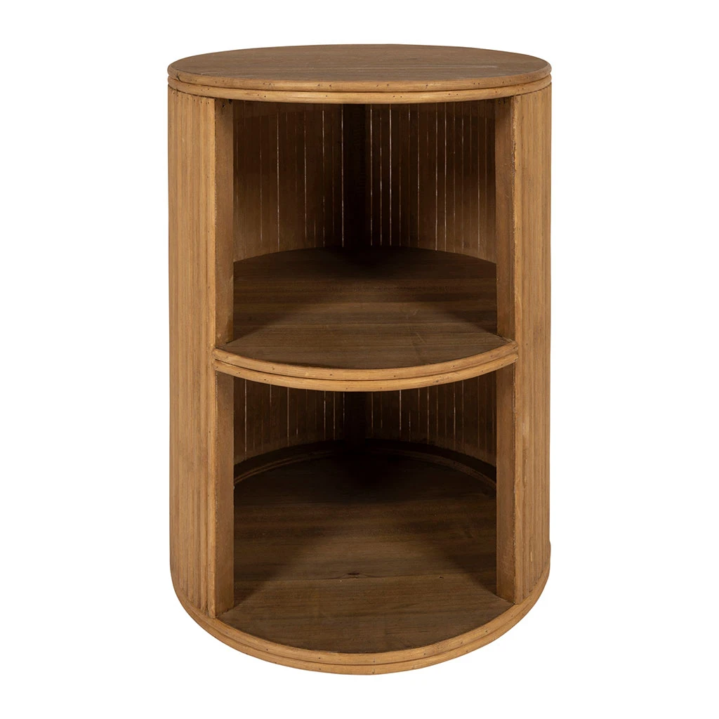 Table De Chevet Avec 2 Niveaux En Bambou Naturel - Saori 1 Table De Chevet Avec 2 Niveaux En Bambou Naturel - Saori