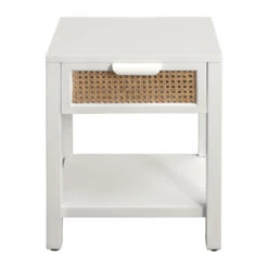 Table De Chevet En Sapin Blanc Et Naturel 1 Tiroir - Adela -Magasin Général Pour La Maison table de chevet en sapin blanc et naturel 1 tiroir adela 467496 467496 FRN02 WEB