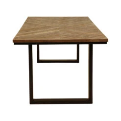 Table De Salle à Manger Rectangulaire En Teck Noir - Wally -Magasin Général Pour La Maison table de salle a manger rectangulaire en teck noir wally 662267 662267 FRN03 WEB