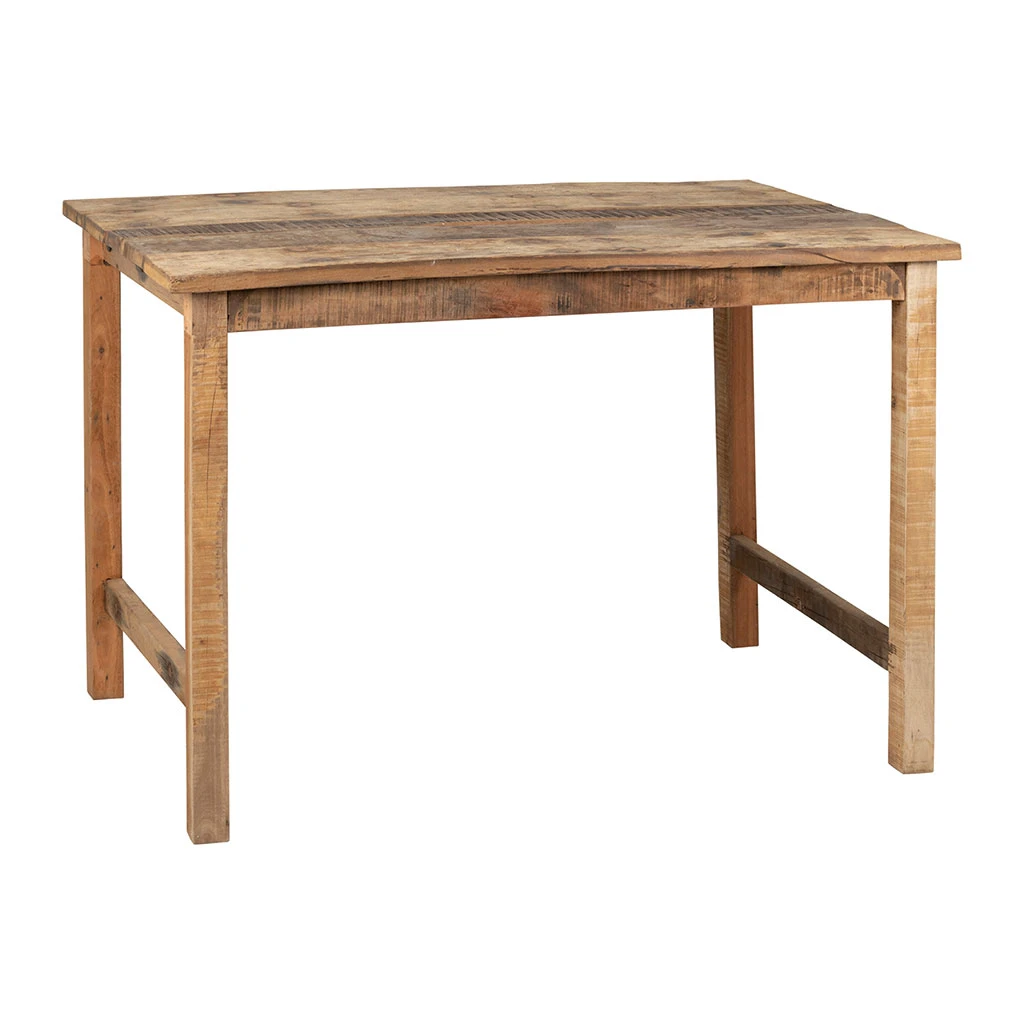 Table En Bois En Manguier Et Acacia Recyclés 120x75cm - Campagne Naturel 2 Table En Bois En Manguier Et Acacia Recyclés 120x75cm - Campagne Naturel – Image 2