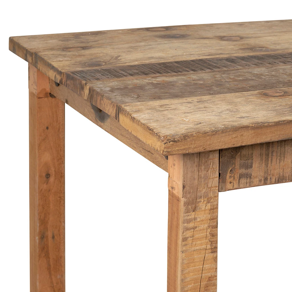 Table En Bois En Manguier Et Acacia Recyclés 120x75cm - Campagne Naturel 3 Table En Bois En Manguier Et Acacia Recyclés 120x75cm - Campagne Naturel – Image 3