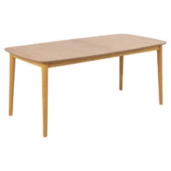 Table En Bois Naturel 180(+39)x90cm - Montreux