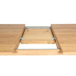 Table à Manger En Placage Chêne 180cm Avec Allonge 60cm - Manny 15 Table à Manger En Placage Chêne 180cm Avec Allonge 60cm - Manny -Magasin Général Pour La Maison table en chene naturel et noir 180 60 x90cm manny 662255 662255 FRN08 WEB