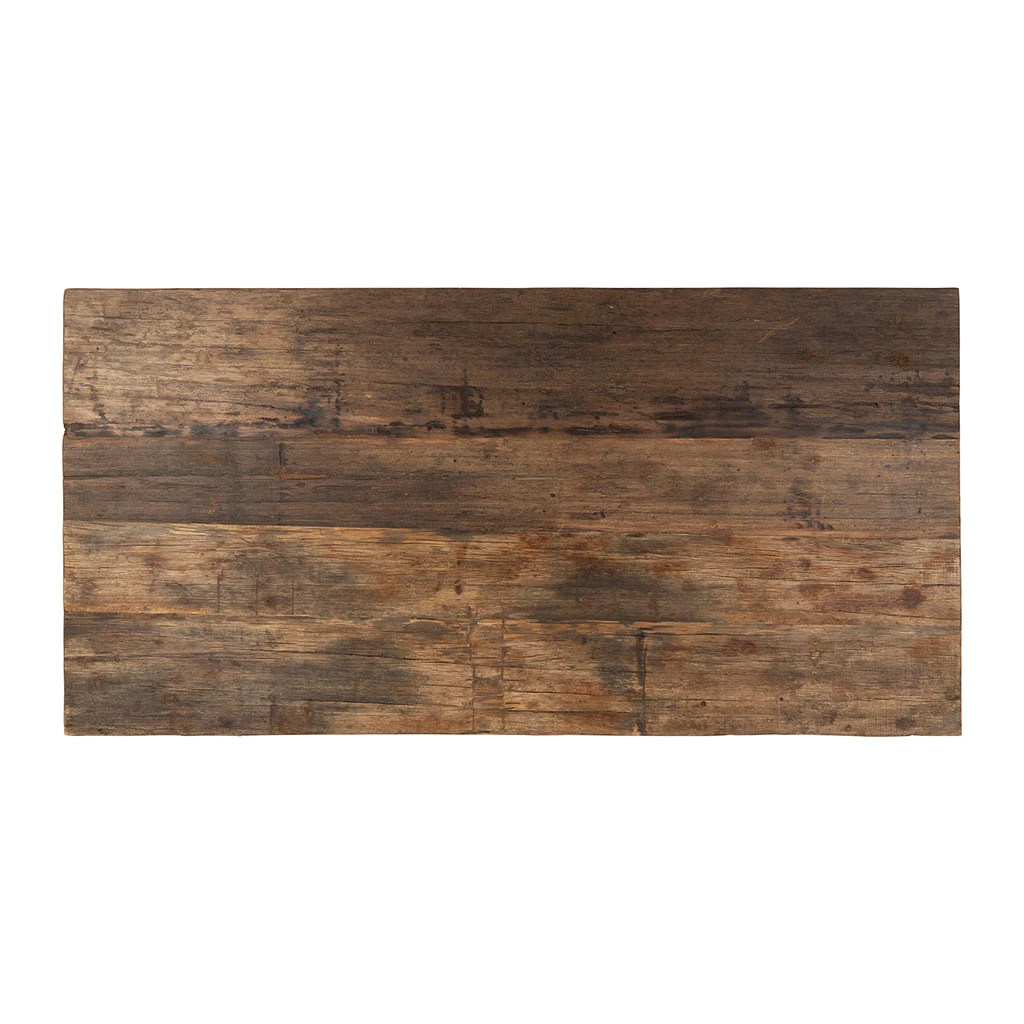 Table De Salle A Manger Rectangle En Bois Recyclé Naturel 180x90cm - Campagne 3 Table De Salle A Manger Rectangle En Bois Recyclé Naturel 180x90cm - Campagne – Image 3