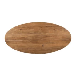 Table Ovale En Acacia Et Pieds En Fer Noir 190x90cm - Brooklyn 9 Table Ovale En Acacia Et Pieds En Fer Noir 190x90cm - Brooklyn -Magasin Général Pour La Maison table ovale en acacia et pieds en fer noir 190x90cm brooklyn 320022 320022 DET04 WEB