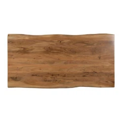 Table De Repas En Acacia Et Pieds En Fer Noir 180x90cm - Brooklyn -Magasin Général Pour La Maison table rectangulaire en acacia et pieds en fer noir 180x90cm brooklyn 320023 DET04 WEB