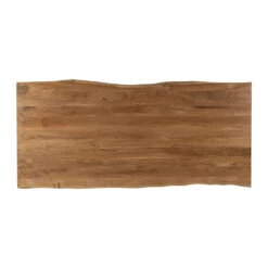 Table De Repas En Acacia Et Pieds En Fer Noir 220x100cm - Brooklyn -Magasin Général Pour La Maison table rectangulaire en acacia et pieds en fer noir 220x100cm brooklyn 320024 DET04 WEB