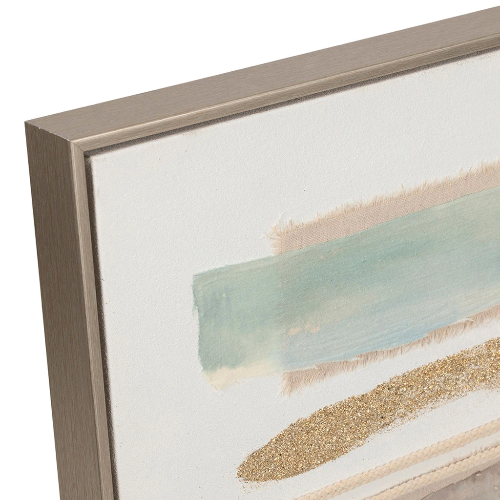 Tableau En Toile Et Pin 60x79cm - Ligne 2 Tableau En Toile Et Pin 60x79cm - Ligne – Image 2