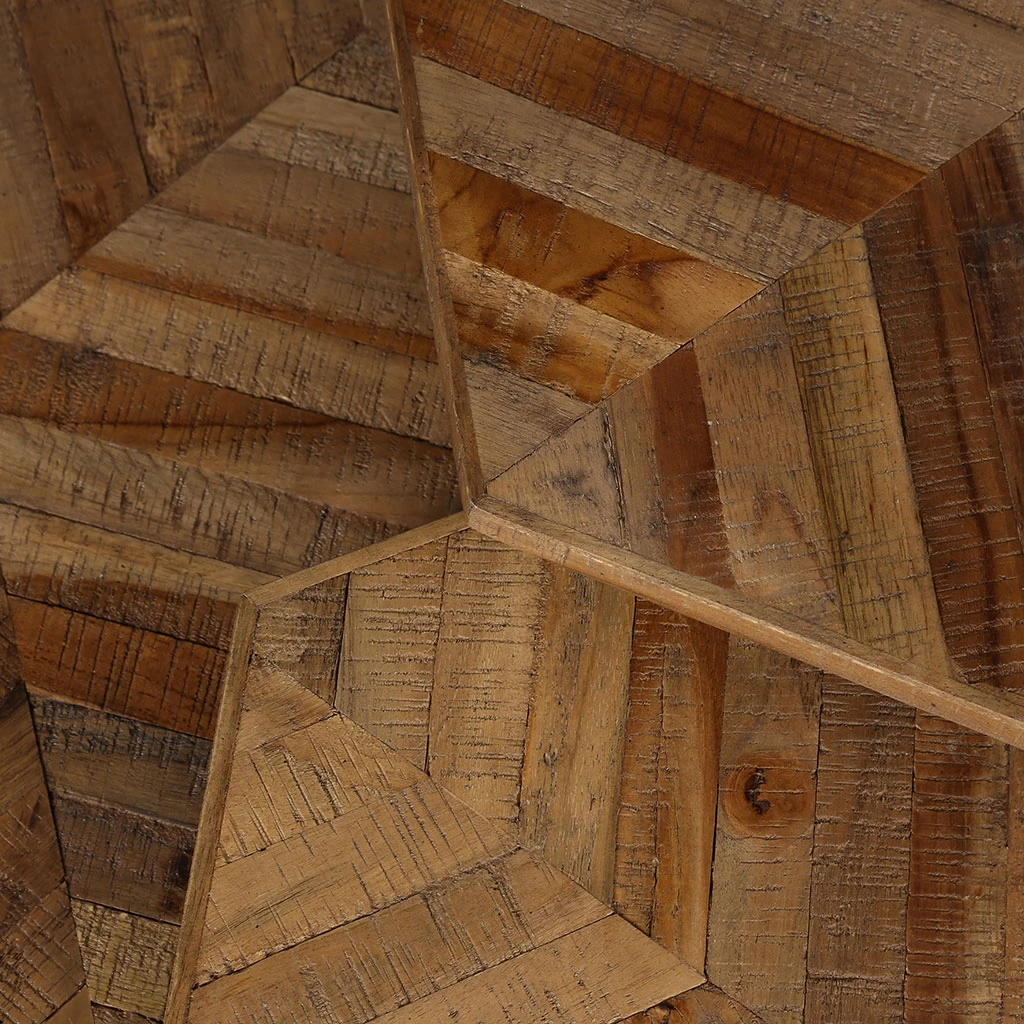 Table Basse Gigogne (lot De 3) En Teck Et Métal - Woody 6 Table Basse Gigogne (lot De 3) En Teck Et Métal - Woody – Image 6