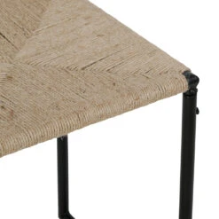 Tabouret En Jute Naturel Et Fer Noir - Madeira 7 Tabouret En Jute Naturel Et Fer Noir - Madeira -Magasin Général Pour La Maison tabouret en jute naturel et fer noir madeira 77124 77124 DET03 WEB 1