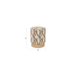 Tabouret En Tissu Beige - Ziggy 10 Tabouret En Tissu Beige - Ziggy -Magasin Général Pour La Maison tabouret en tissu beige ziggy 697595 697595 FRN05 WEB
