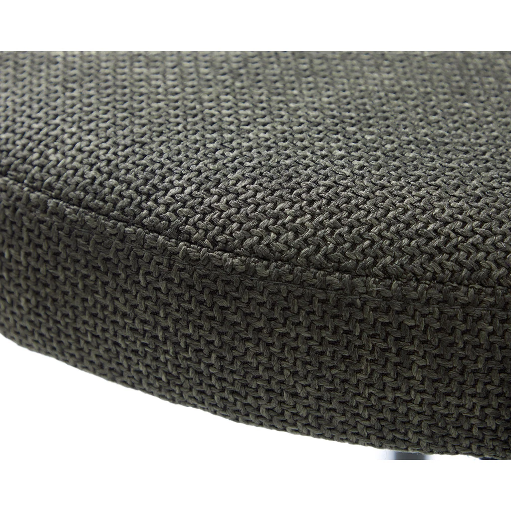 Unique Tabouret En Tissu Gris Foncé - Pelican 2 Unique Tabouret En Tissu Gris Foncé - Pelican – Image 2