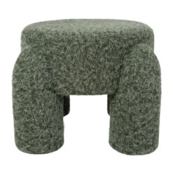 Tabouret En Tissu Kaki - Tessia