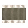 Tapis En Coton Et Jute Kaki 140x70cm - Kolore
