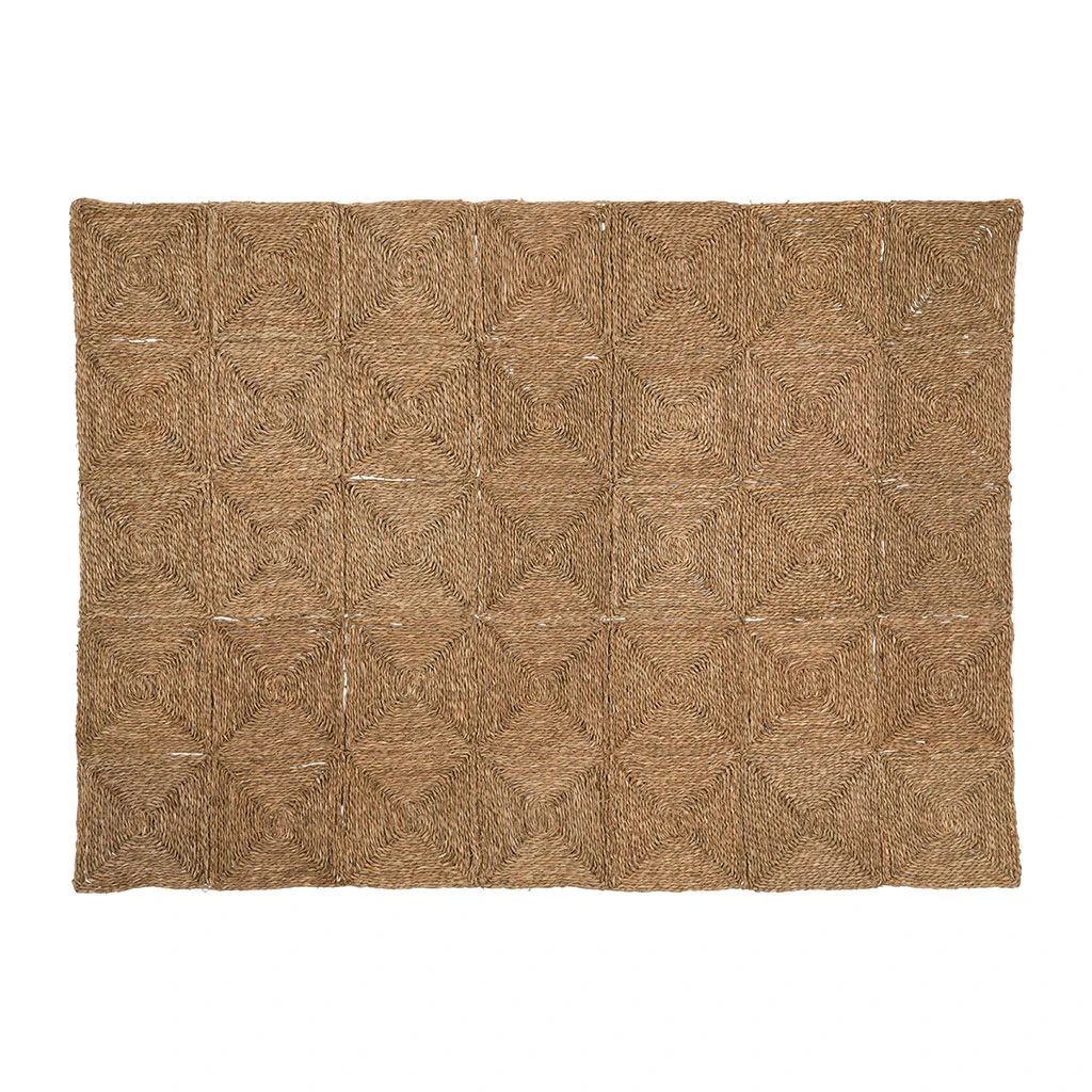 Tapis En Jonc De Mer Naturel 206.5x146cm - Oro 1 Tapis En Jonc De Mer Naturel 206.5x146cm - Oro