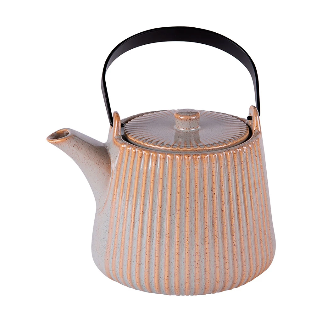 Théière En Céramique Et Filtre Beige 1l - Tiao 1 Théière En Céramique Et Filtre Beige 1l - Tiao