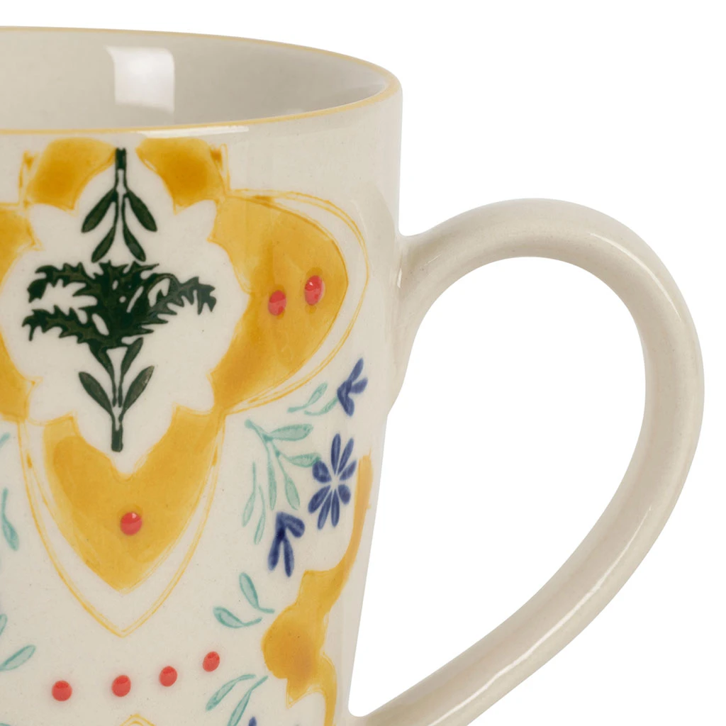 Tisanière En Grès Jaune Avec Filtre Inox 30cl - Azulejo 3 Tisanière En Grès Jaune Avec Filtre Inox 30cl - Azulejo – Image 3