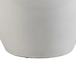 Vase Avec Anses En Grès Blanc H28cm - Mijas -Magasin Général Pour La Maison vase avec anses en gres blanc h28cm mijas 40896 40896 DET02 WEB