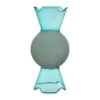 Vase Bonbon En Verre Borosilicate Turquoise H26cm - Pop's