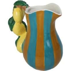 Vase Citron Dolomite Multicolore 18x12x20cm