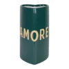 Vase Coeur En Grès "Amore"émeraude H24cm - Funky