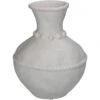 Vase En Dolomite Blanc H20.7cm