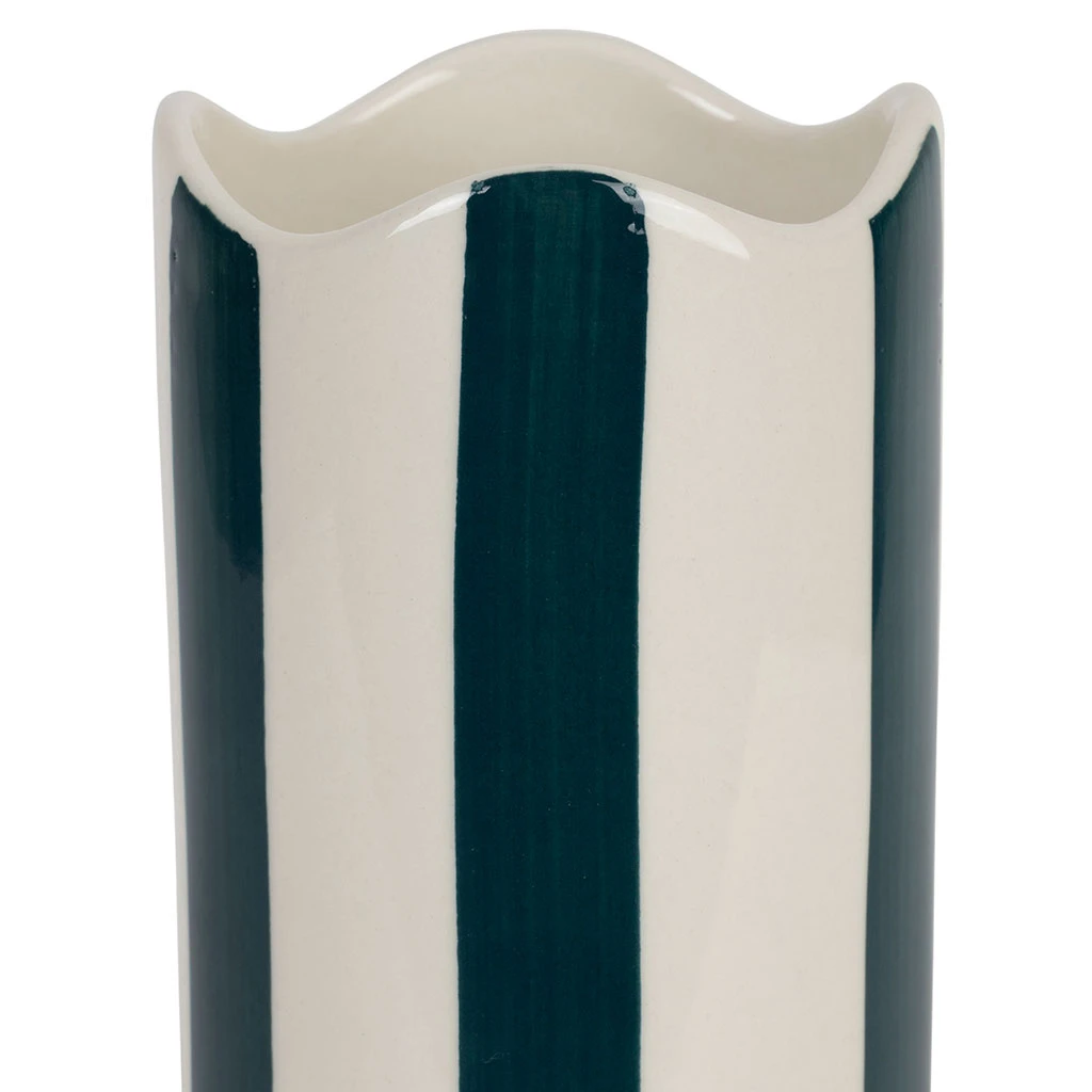 Vase En Grès émeraude H23.5cm - Artist 2 Vase En Grès émeraude H23.5cm - Artist – Image 2