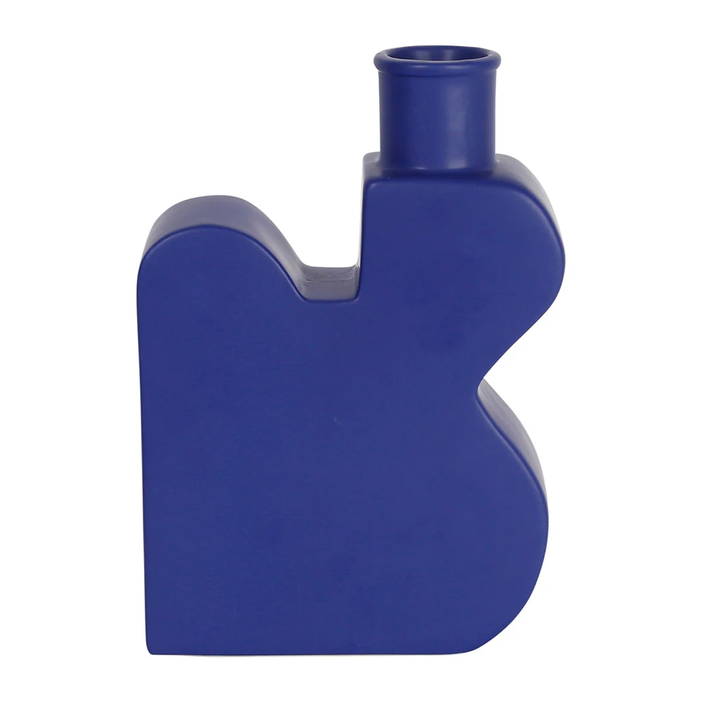 Vase En Grès Indigo H28cm - Greeka 1 Vase En Grès Indigo H28cm - Greeka