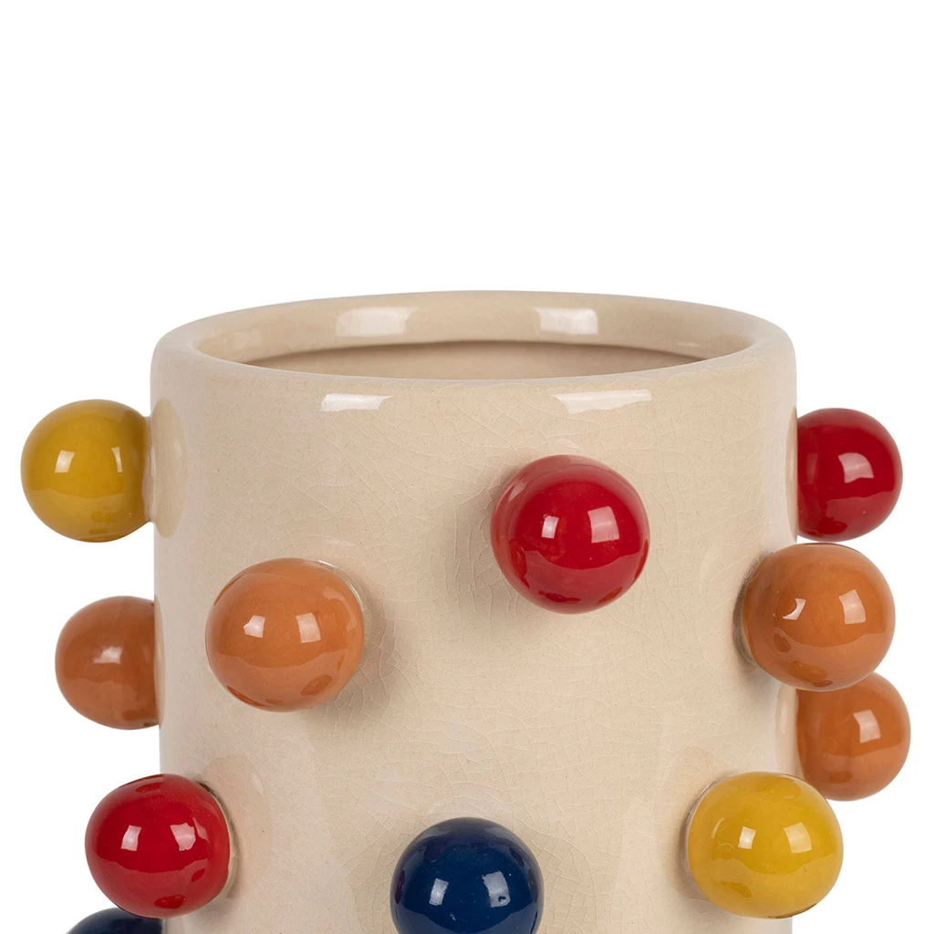 Vase En Porcelaine H24cm - Visage Arty 2 Vase En Porcelaine H24cm - Visage Arty – Image 2