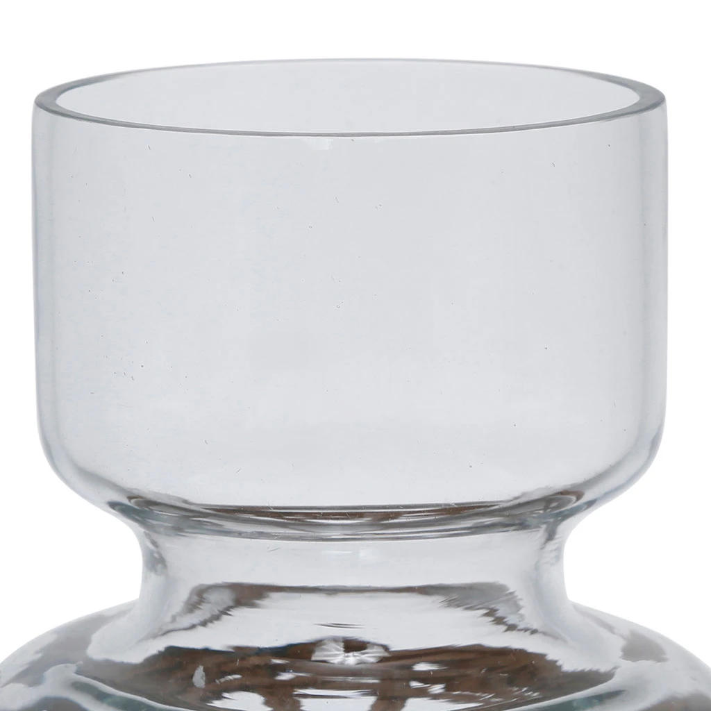 Vase En Verre Et Rotin Naturel Foncé H26cm - Fantine 2 Vase En Verre Et Rotin Naturel Foncé H26cm - Fantine – Image 2