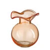 Vase En Verre Fumé Orange H19cm - Mira