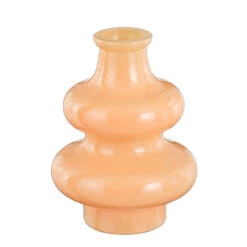 Vase En Verre Recyclé Rose H16cm - Sira