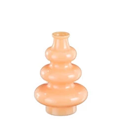 Vase En Verre Recyclé Rose H22cm - Sira