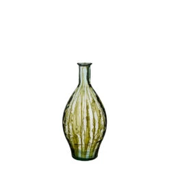 Vase En Verre Recyclé Vert H60cm - Palermo