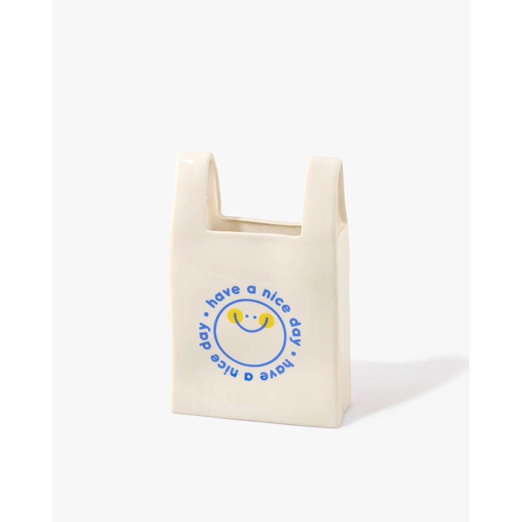 Vase Sac En Plastique En Céramique H25cm 2 Vase Sac En Plastique En Céramique H25cm – Image 2