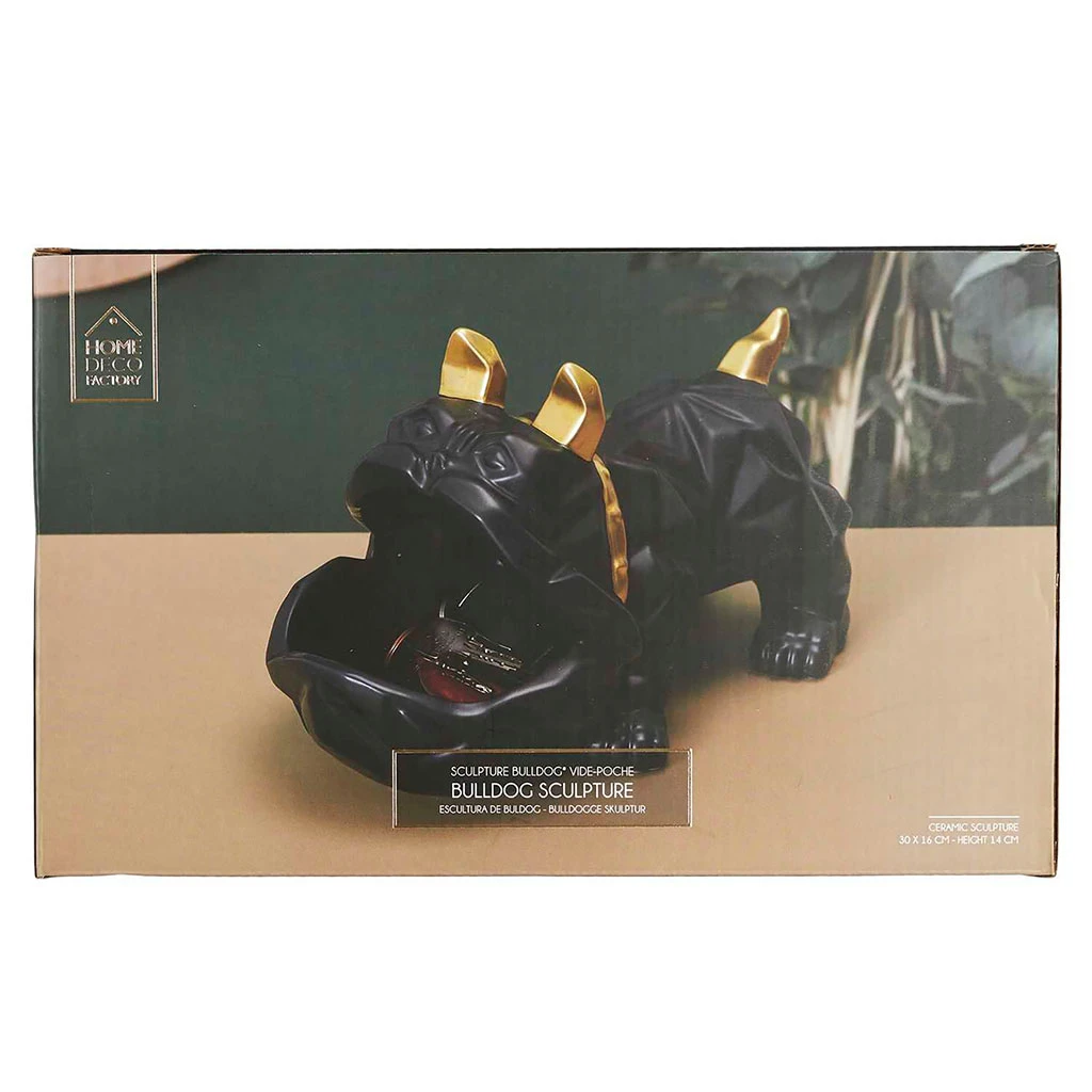 Vide Poche Bulldog Noir H16.5cm 3 Vide Poche Bulldog Noir H16.5cm – Image 3